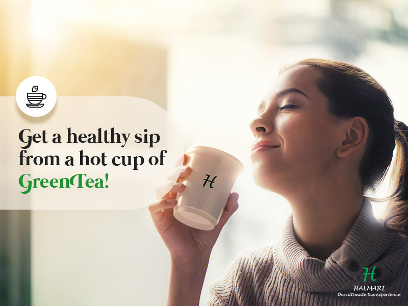 Get a healthy sip from a hot cup of Green Tea