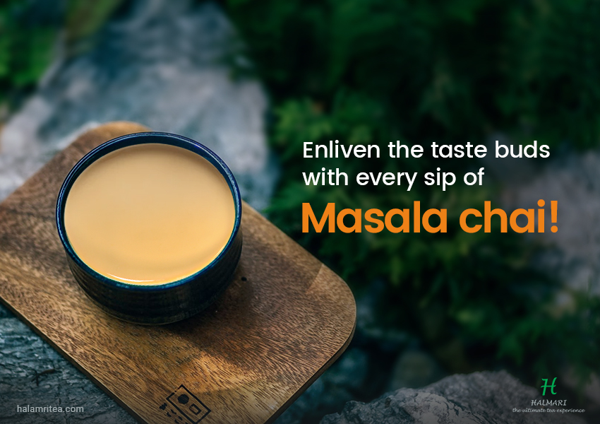taste buds with sip of masala chai