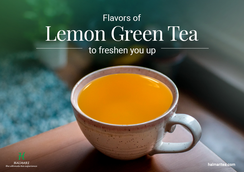 flavors of lemon green tea