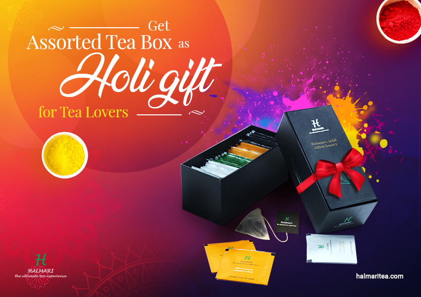 Get Assorted Tea Box as Holi Gifts for Tea Lovers