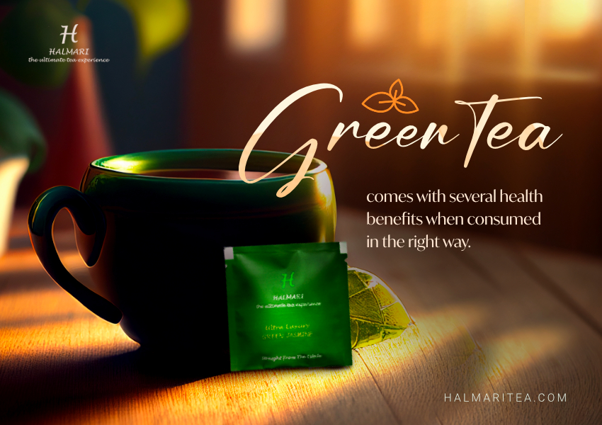 Green tea comes with several health benefits when consumed in the right way.