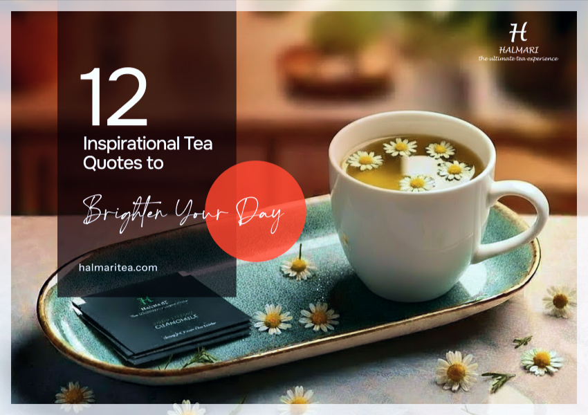 A steaming cup of tea placed near a window on a rainy day, with a book and cozy blanket beside it, is a wonderful combination.